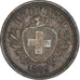 Münze, Schweiz, Rappen, 1889