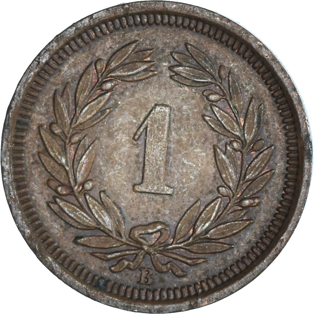 Münze, Schweiz, Rappen, 1889