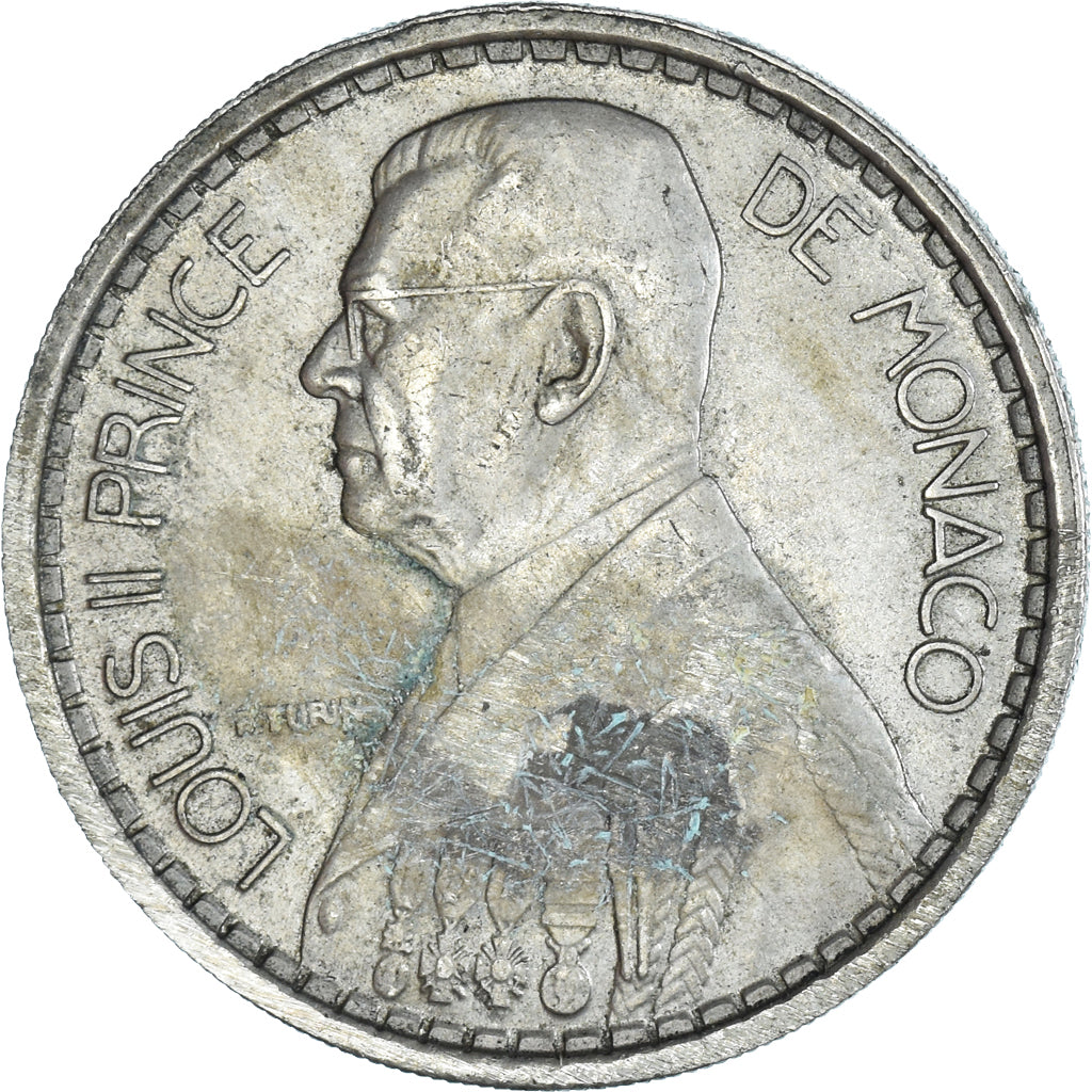 Coin, Monaco, 20 Francs, 1947