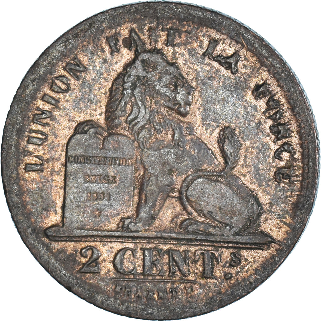 Coin, Belgium, 2 Centimes, 1833