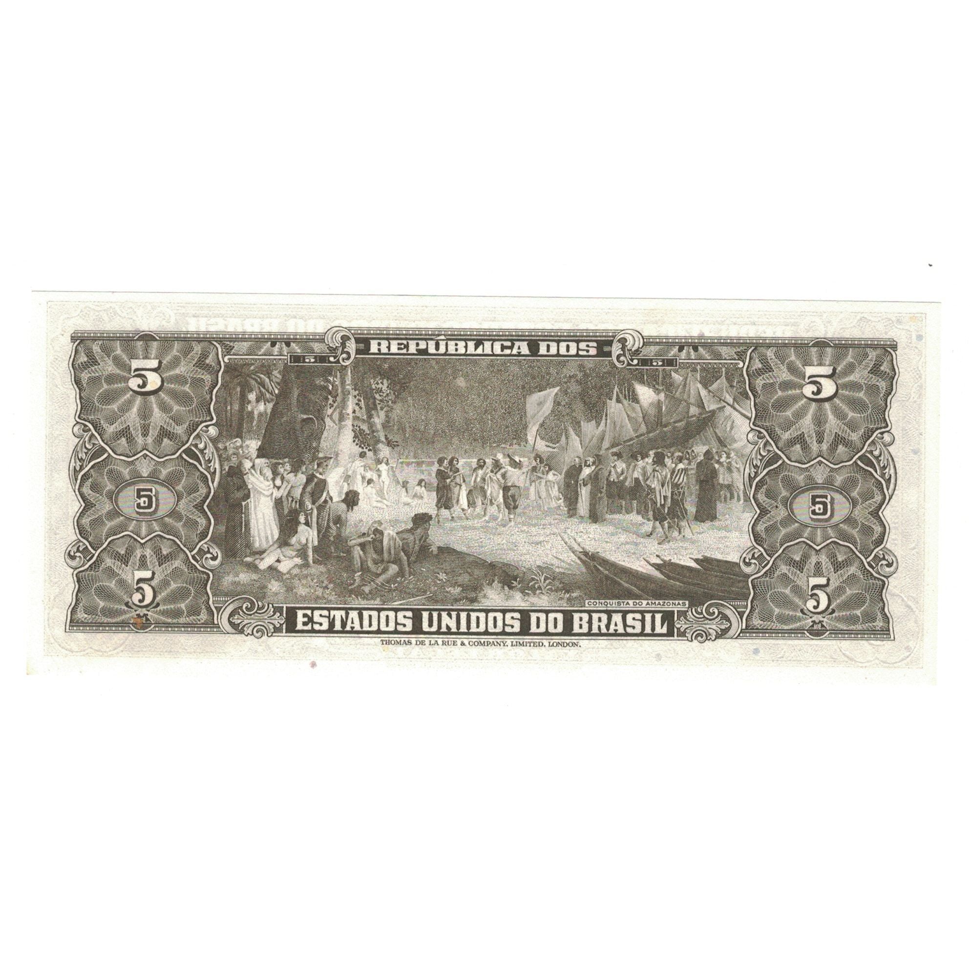Banknote, Brazil, 5 Cruzeiros, KM:176d, UNC(65-70)