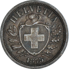 Moneda, Suiza, 2 Rappen, 1875
