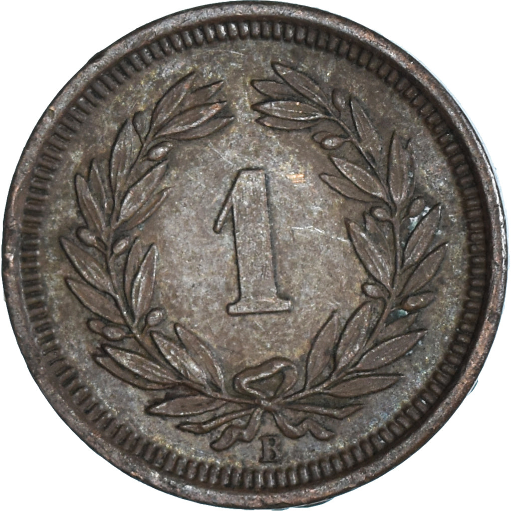 Coin, Switzerland, Rappen, 1889