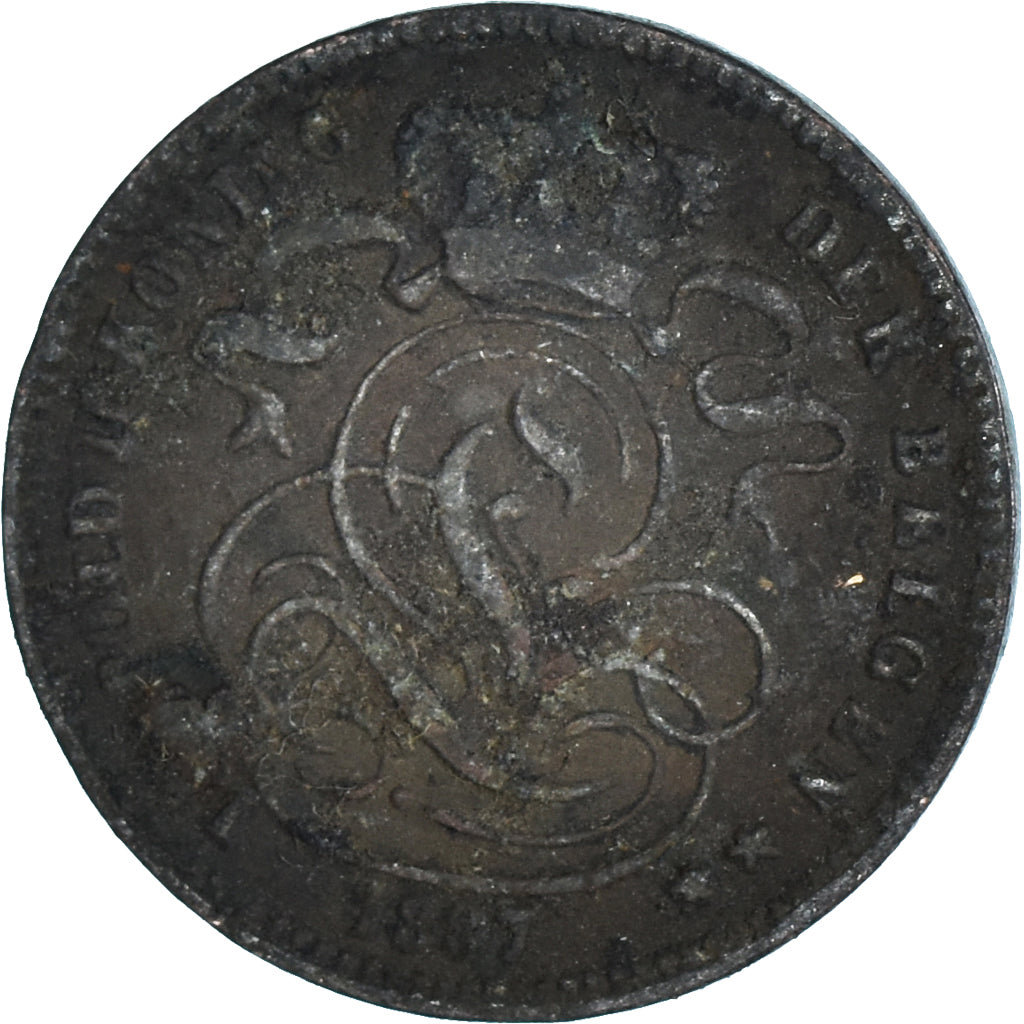 Coin, Belgium, Centime, 1887