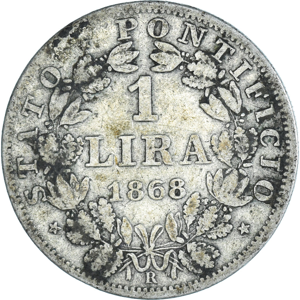 Munten, Italiaanse staten, Lira, 1868