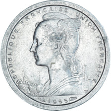 Coin, French West Africa, Franc, 1955