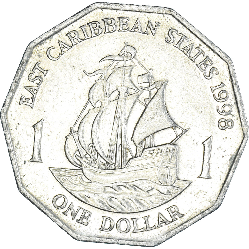 Coin, East Caribbean States, Dollar, 1998