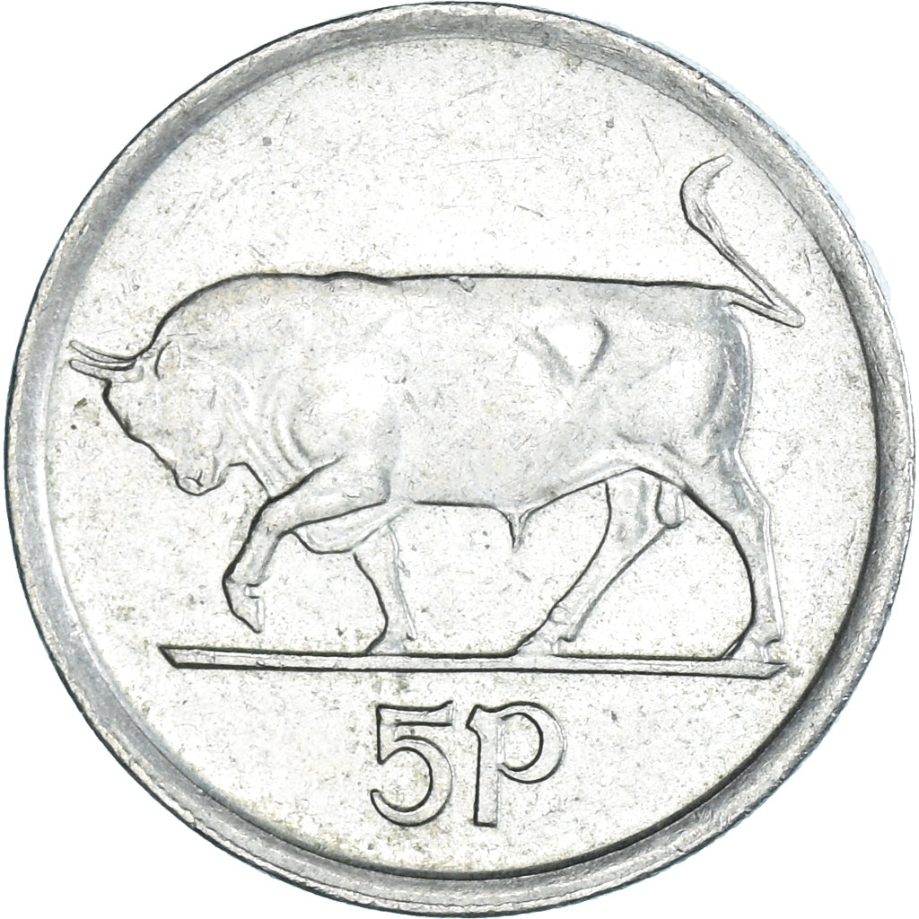 Moneta, REPUBBLICA D’IRLANDA, 5 Pence, 1998