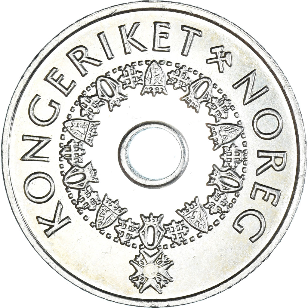 Münze, Norwegen, 5 Kroner, 2007
