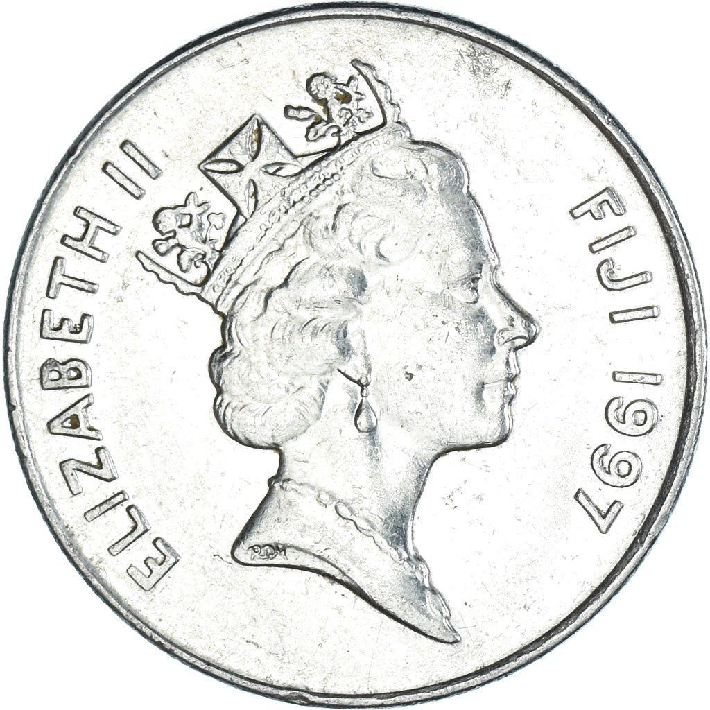 Moeda, Fiji, 10 Cents, 1997