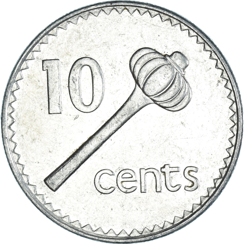 Moeda, Fiji, 10 Cents, 1997