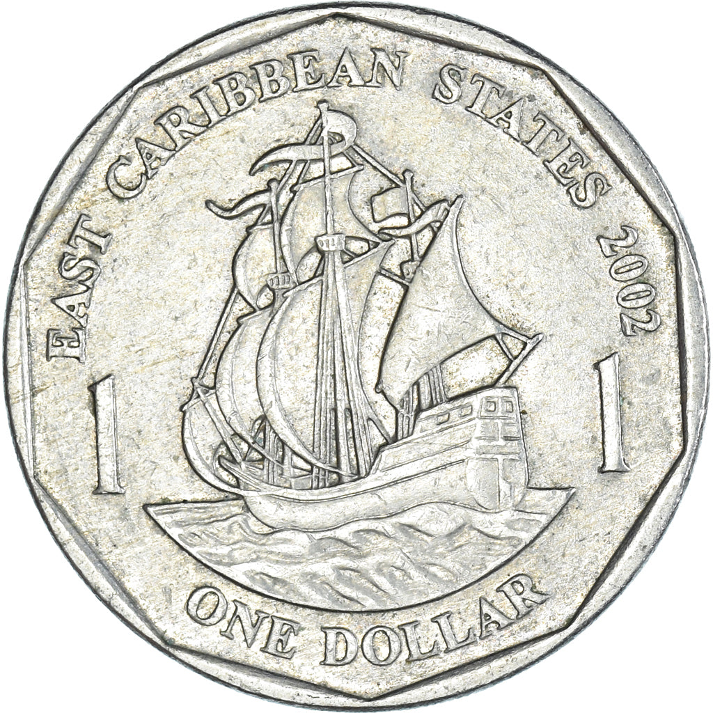 Münze, Osten Karibik Staaten, Dollar, 2002