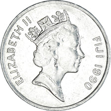 Monnaie, Fidji, 20 Cents, 1990