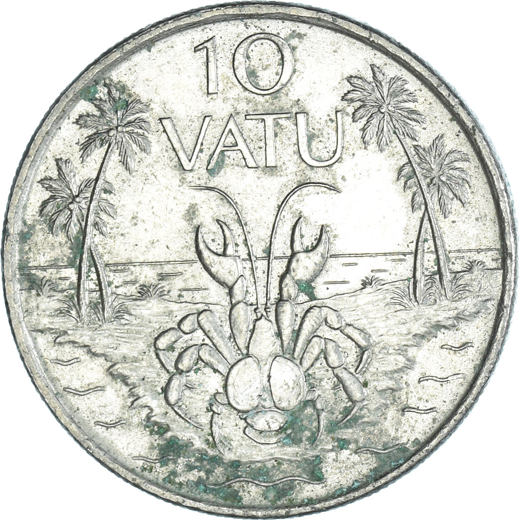 Moneda, Vanuatu, 10 Vatu, 1999