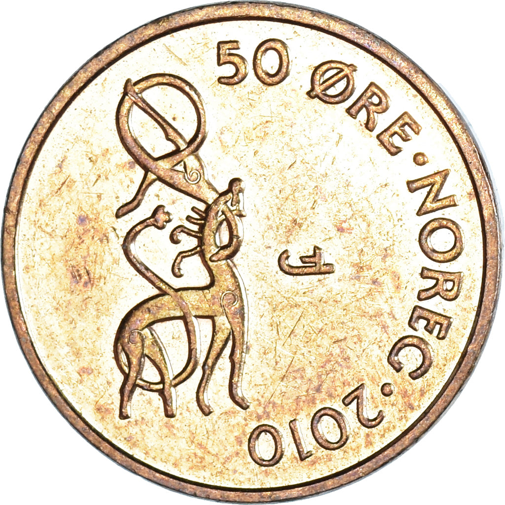 Coin, Norway, 50 Öre, 2010