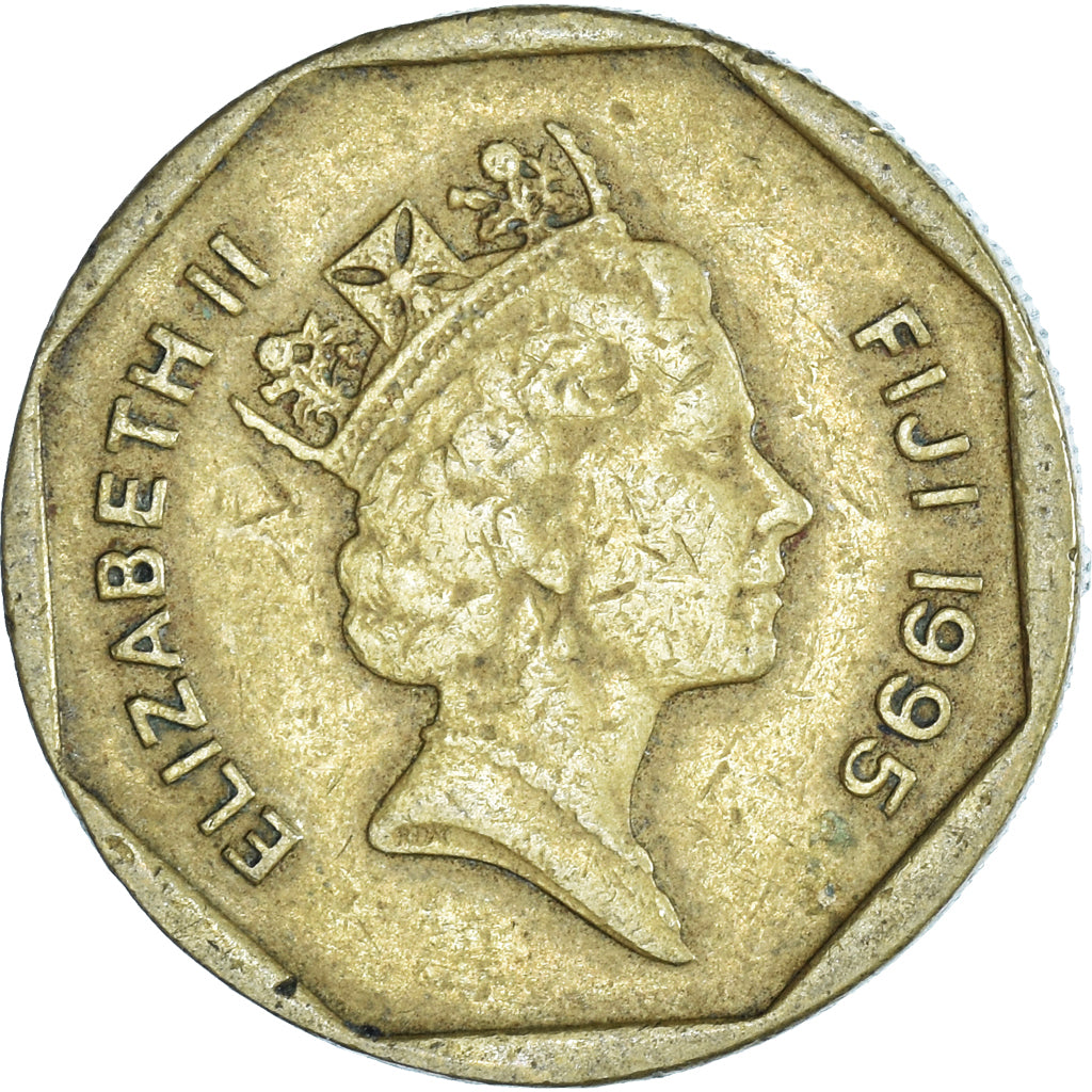 Coin, Fiji, Dollar, 1995