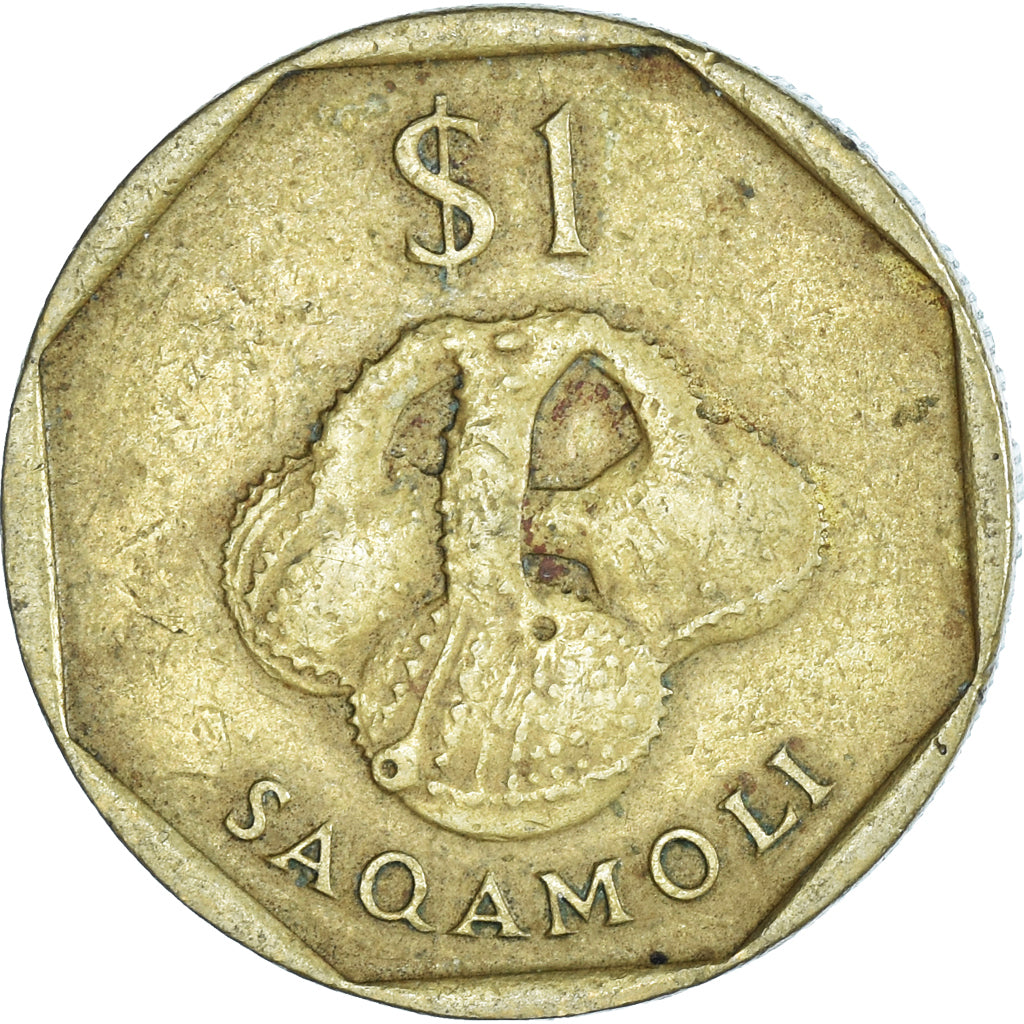 Coin, Fiji, Dollar, 1995