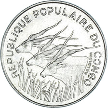 Monnaie, République du Congo, 100 Francs, 1972