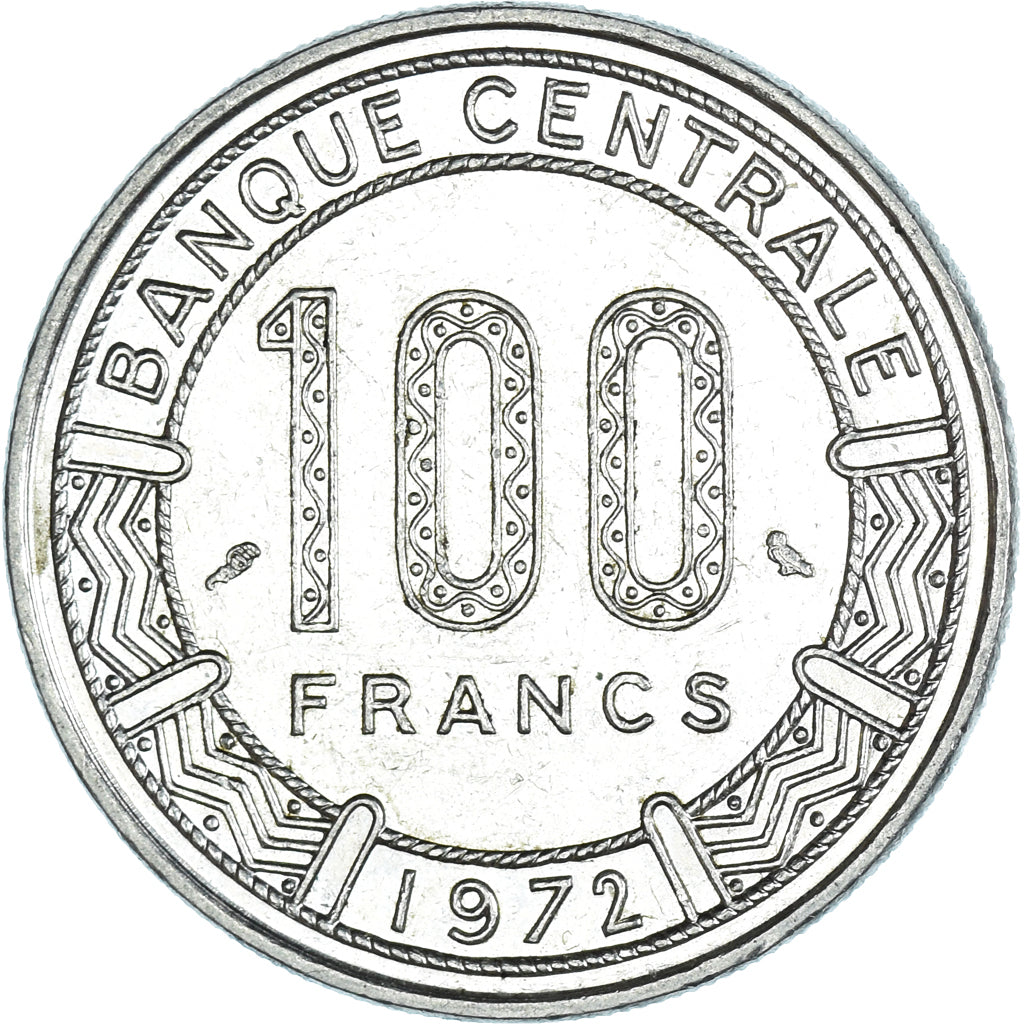 Coin, Congo Republic, 100 Francs, 1972
