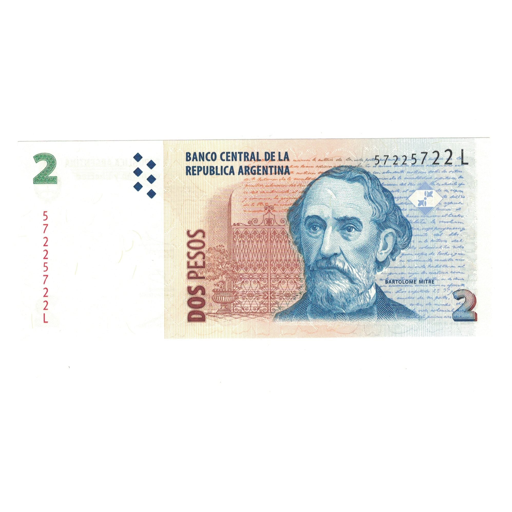 Banknote, Argentina, 2 Pesos, KM:346, UNC(65-70)