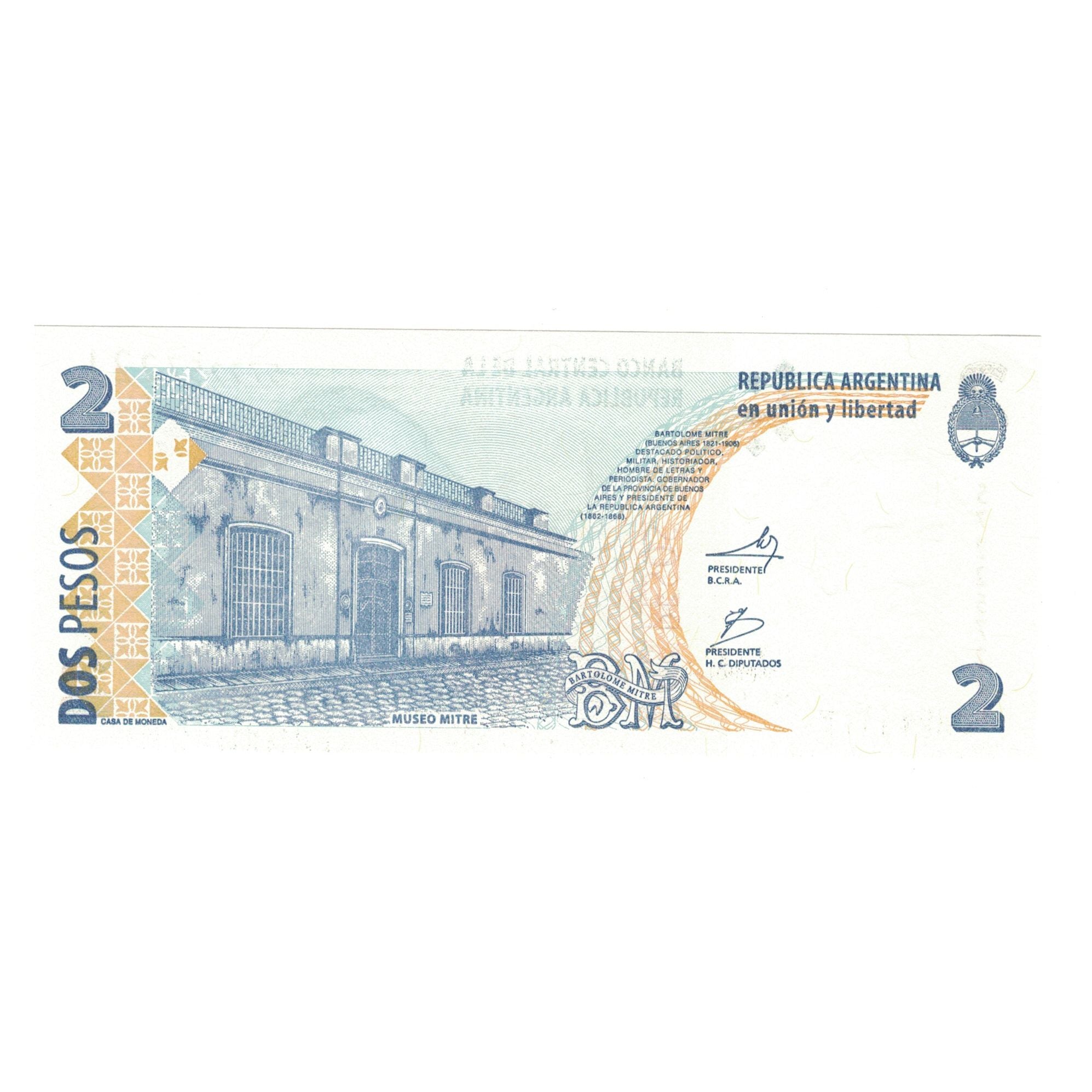 Banknote, Argentina, 2 Pesos, KM:346, UNC(65-70)
