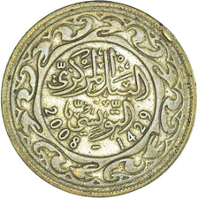 Monnaie, Tunisie, 100 Millim, 2008