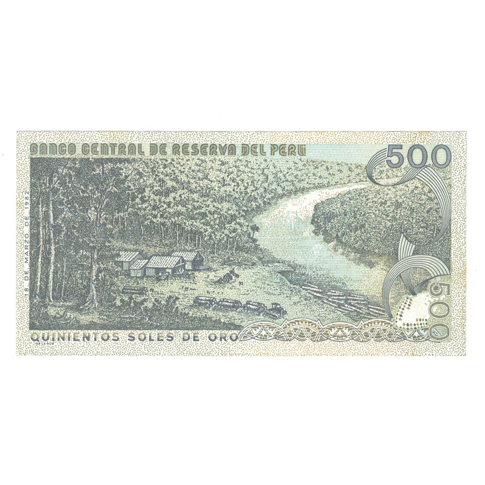 Banknote, Peru, 500 Soles De Oro, 1982, 1982-03-18, KM:125a, UNC(65-70)