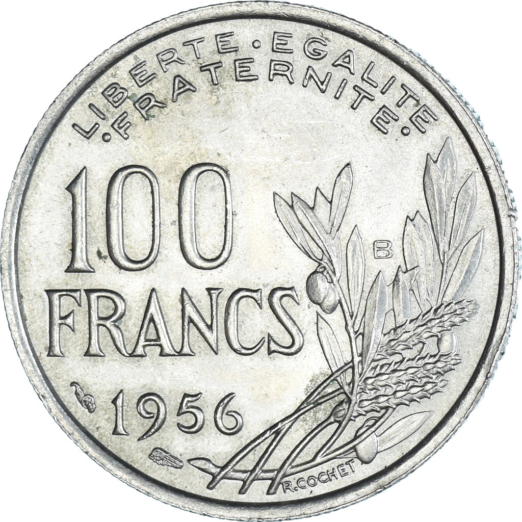 Coin, France, 100 Francs, 1956