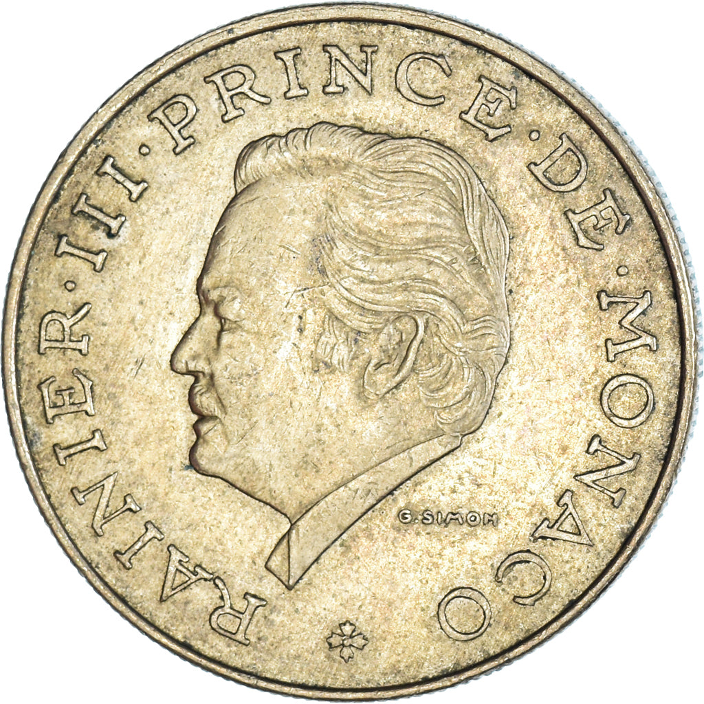 Moeda, Mónaco, 10 Francs, 1979