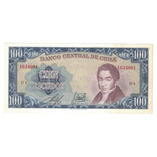 Billete, 100 Escudos, Chile, KM:141a, MBC+