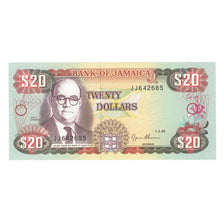 Banknote, Jamaica, 20 Dollars, 1995, 1995-02-01, KM:72e, UNC(65-70)
