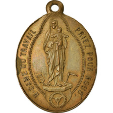 France, Medal, Notre Dame du Travail, Souvenir de Fayt, Religions & beliefs