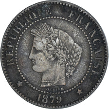 Monnaie, France, 2 Centimes, 1879