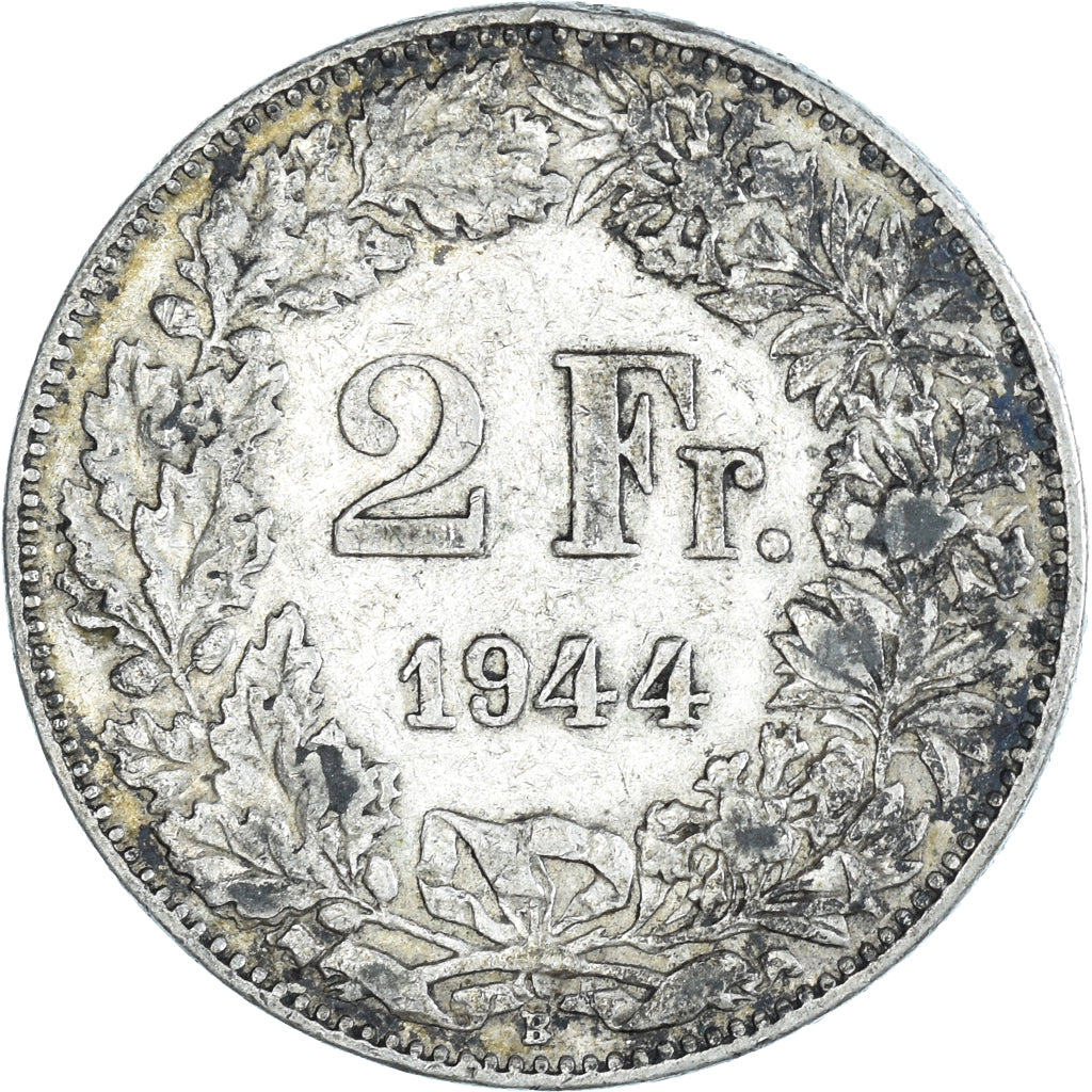 Coin, Switzerland, 2 Francs, 1944