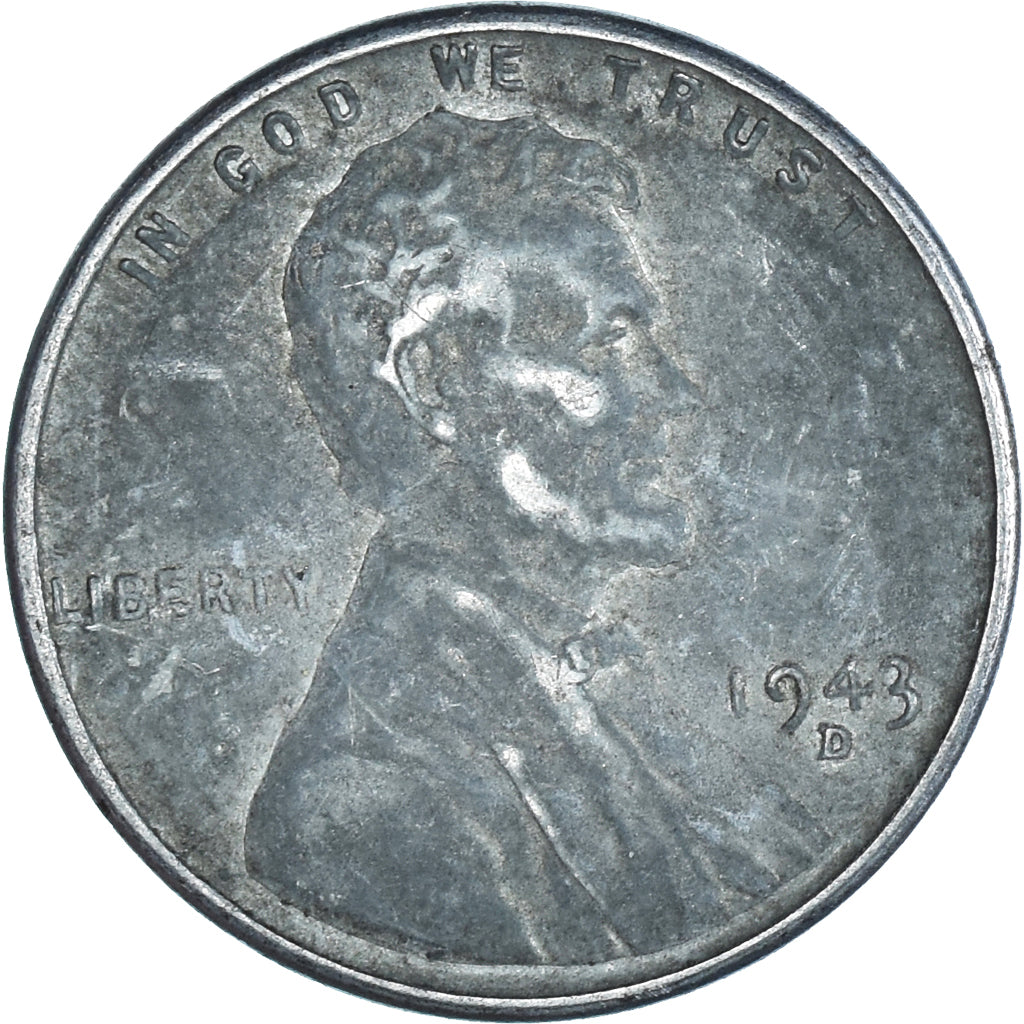 Coin, United States, Cent, 1943