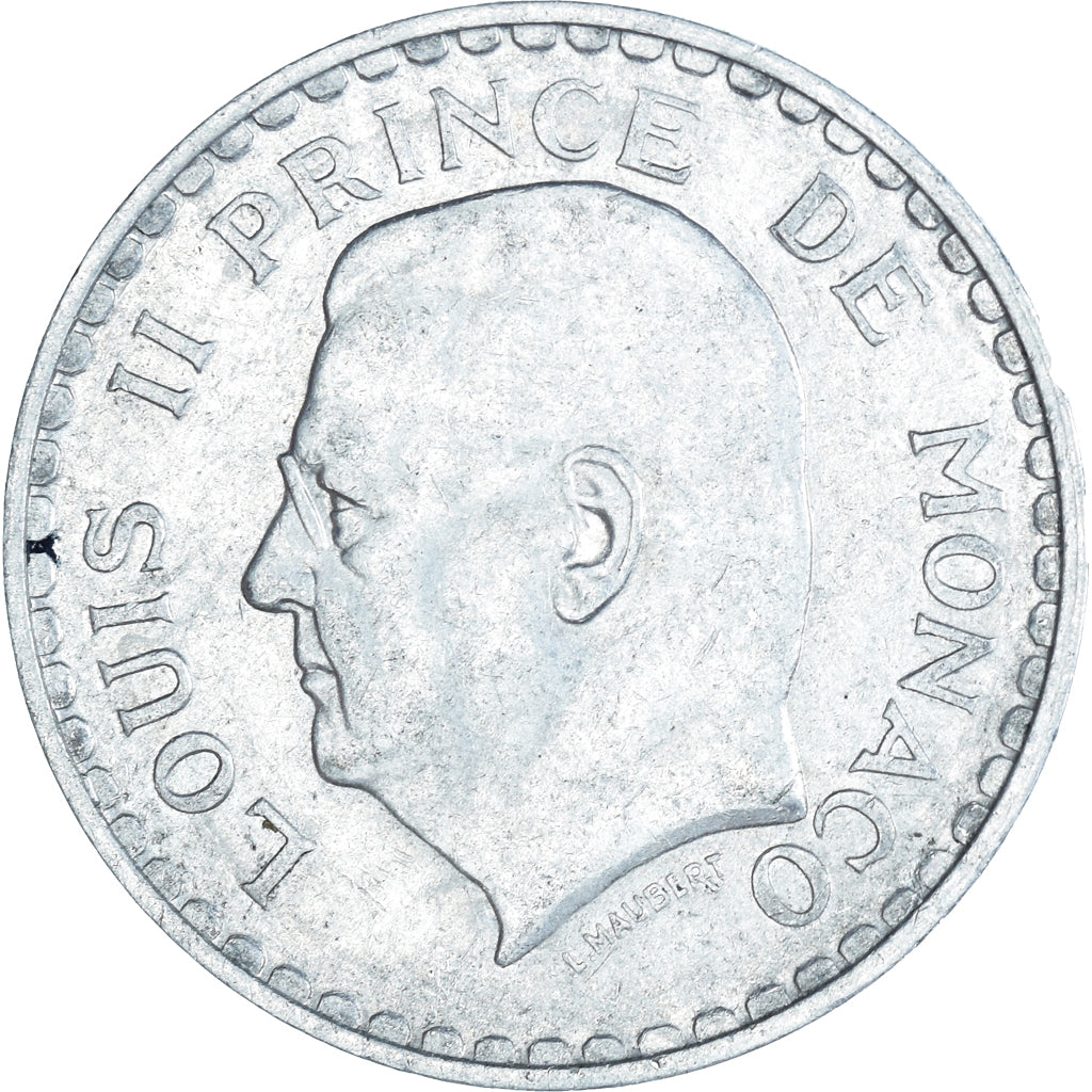 Moneta, Monaco, 5 Francs, 1945