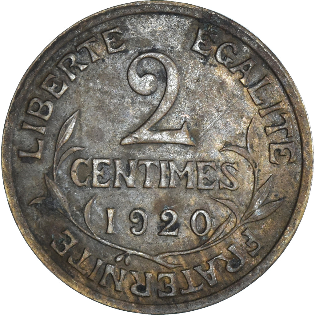 Coin, France, 2 Centimes, 1920