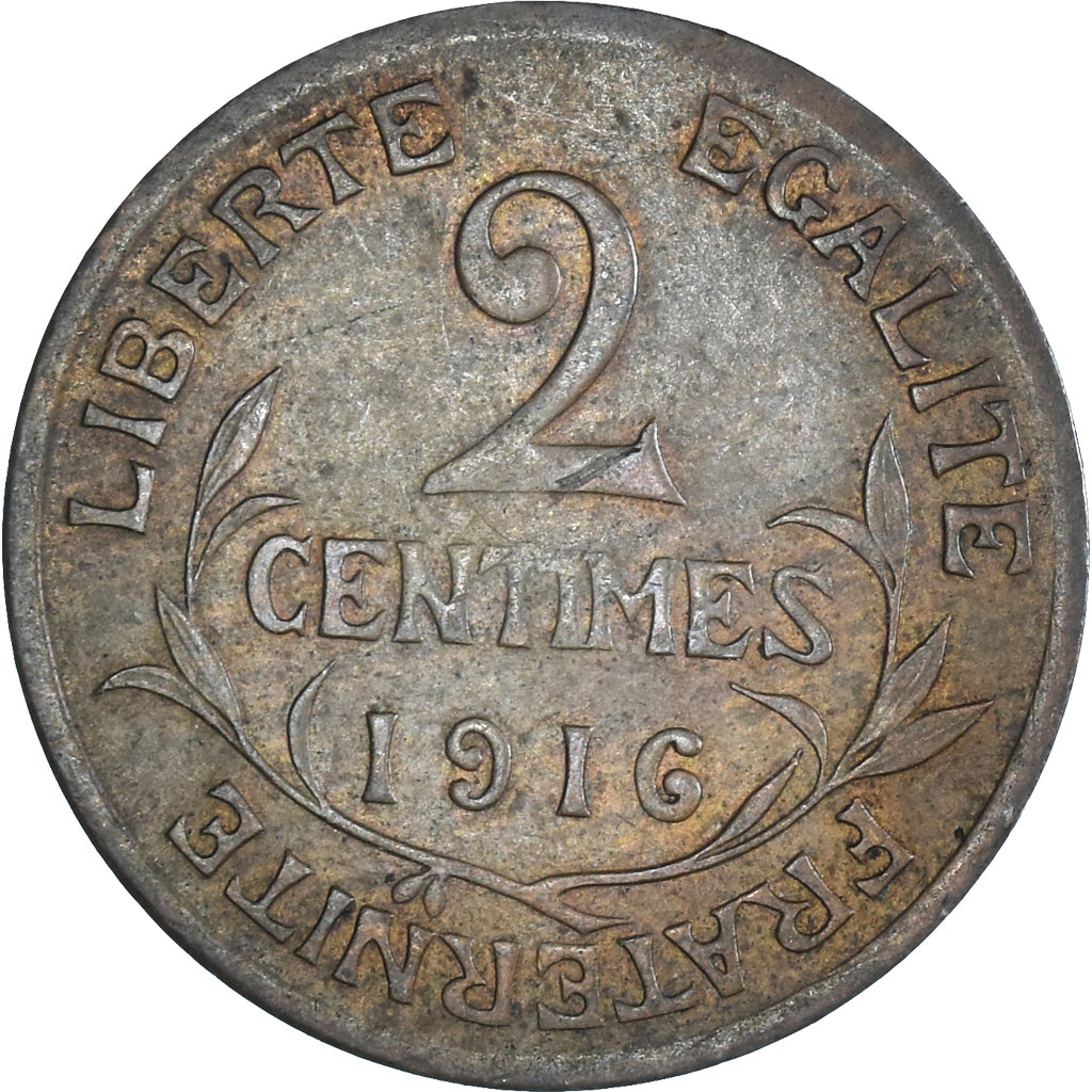 Münze, Frankreich, 2 Centimes, 1916