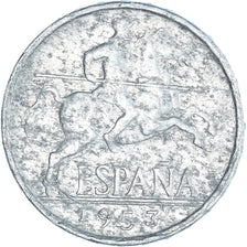 Münze, Spanien, 5 Centimos, 1953