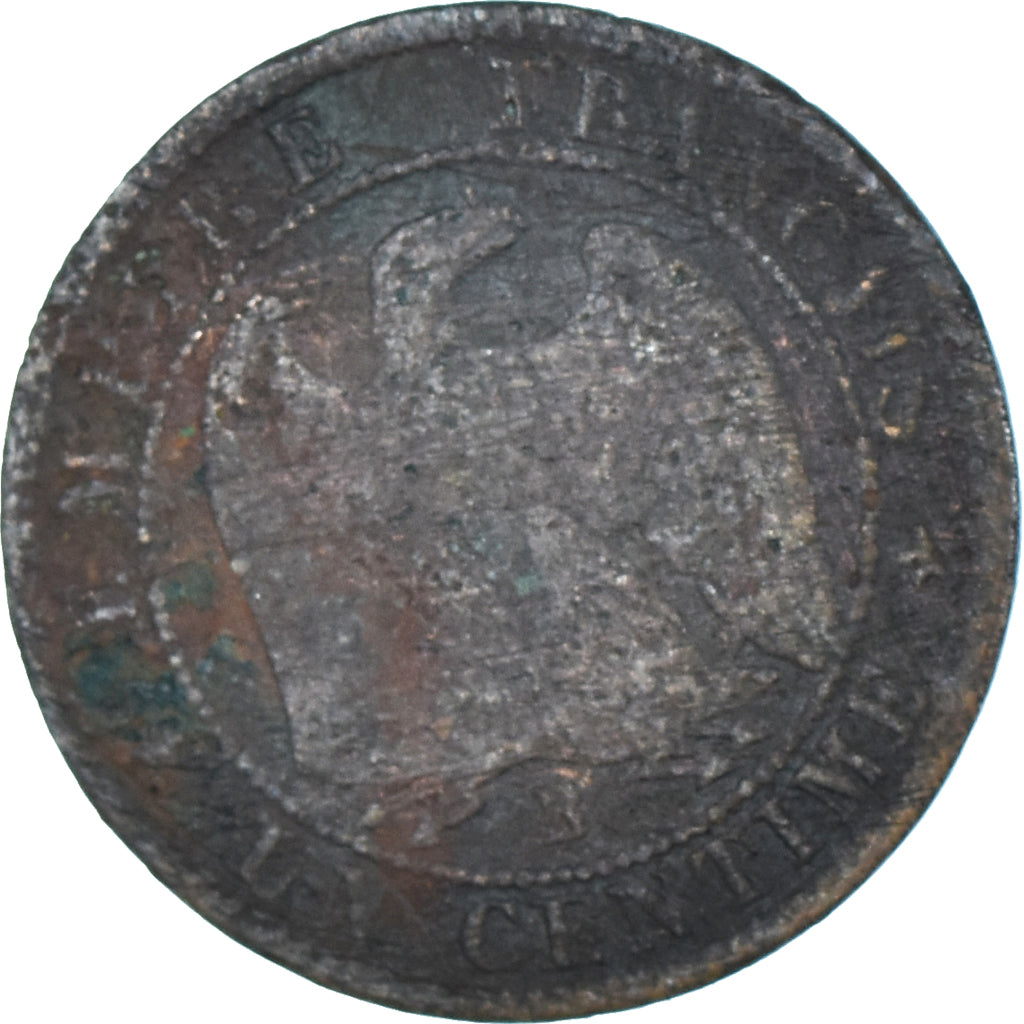 Moneta, Francja, Centime, 1853