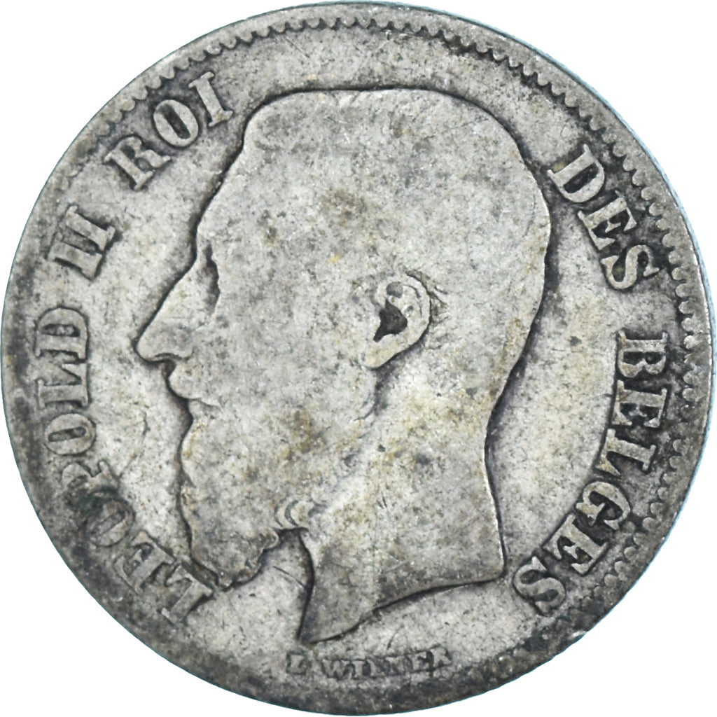 Moneta, Belgia, 50 Centimes, 1899