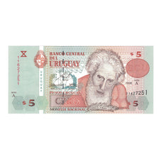 Banknote, Uruguay, 5 Pesos Uruguayos, 1998, KM:80a, UNC(65-70)
