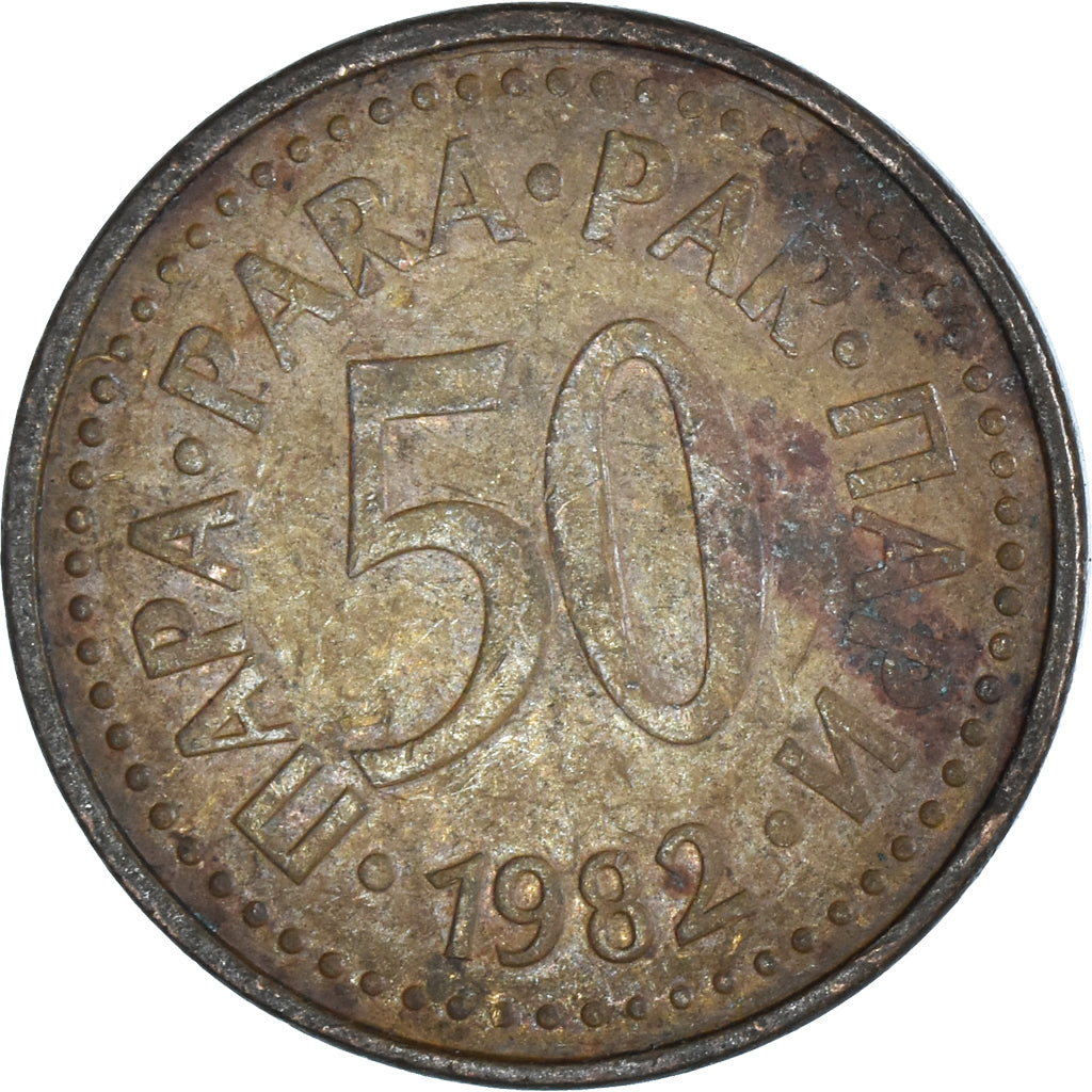 Münze, Jugoslawien, 50 Para, 1982
