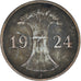 Monnaie, Allemagne, République de Weimar, Reichspfennig, 1924