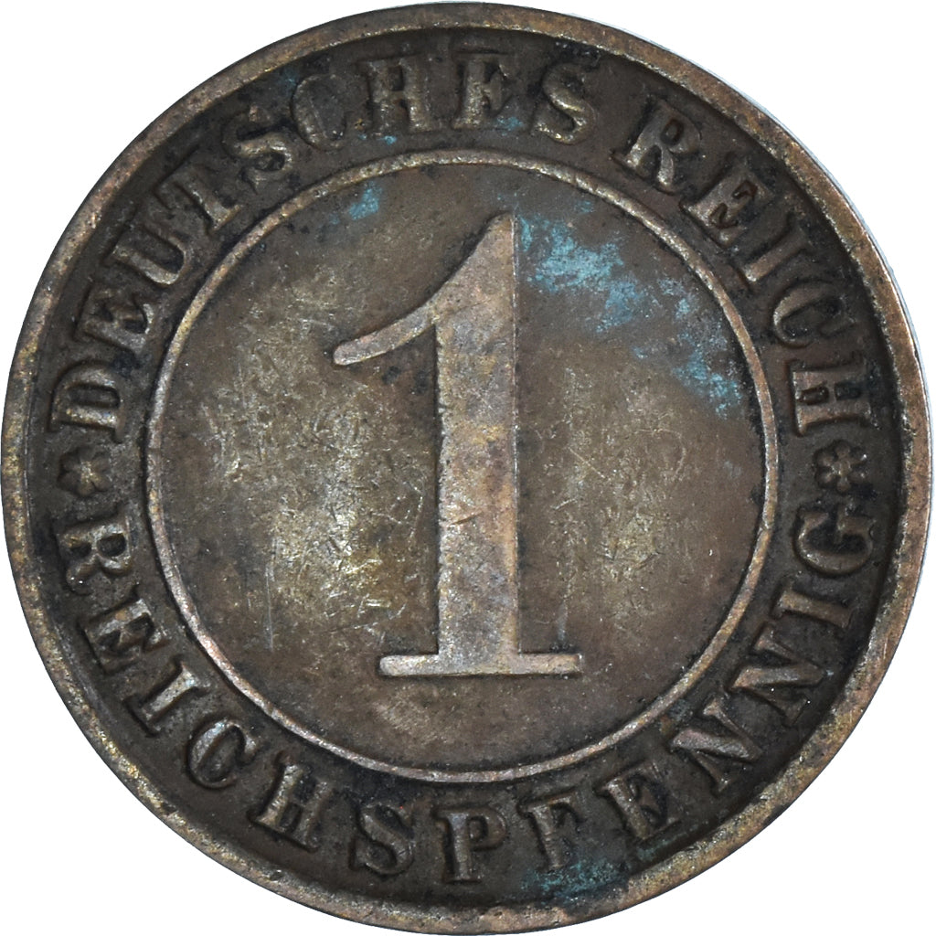 Coin, GERMANY, WEIMAR REPUBLIC, Reichspfennig, 1924