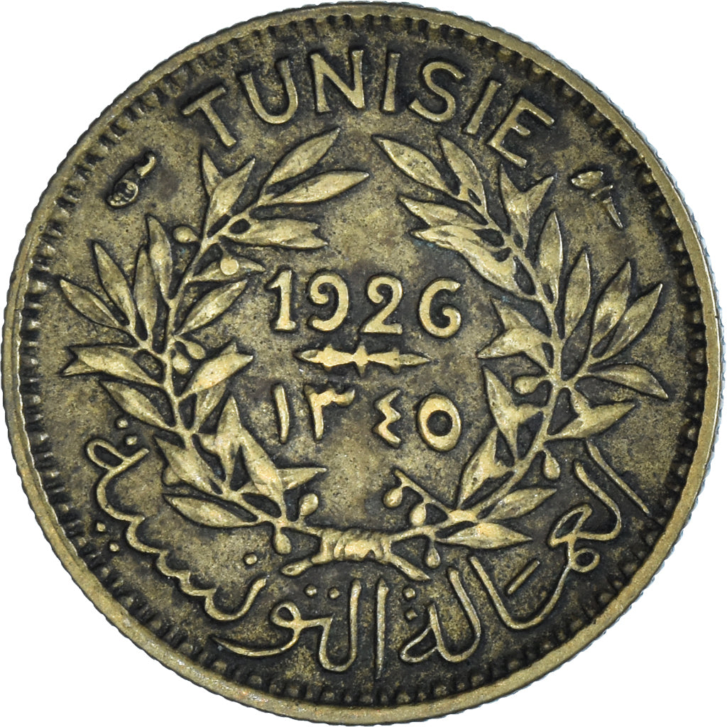 Moneda, Túnez, 50 Centimes, 1926