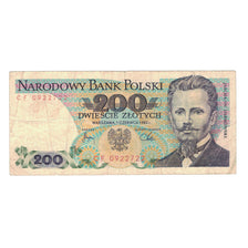 Banknote, Poland, 200 Zlotych, 1982, 1982-06-01, KM:144b, VF(30-35)