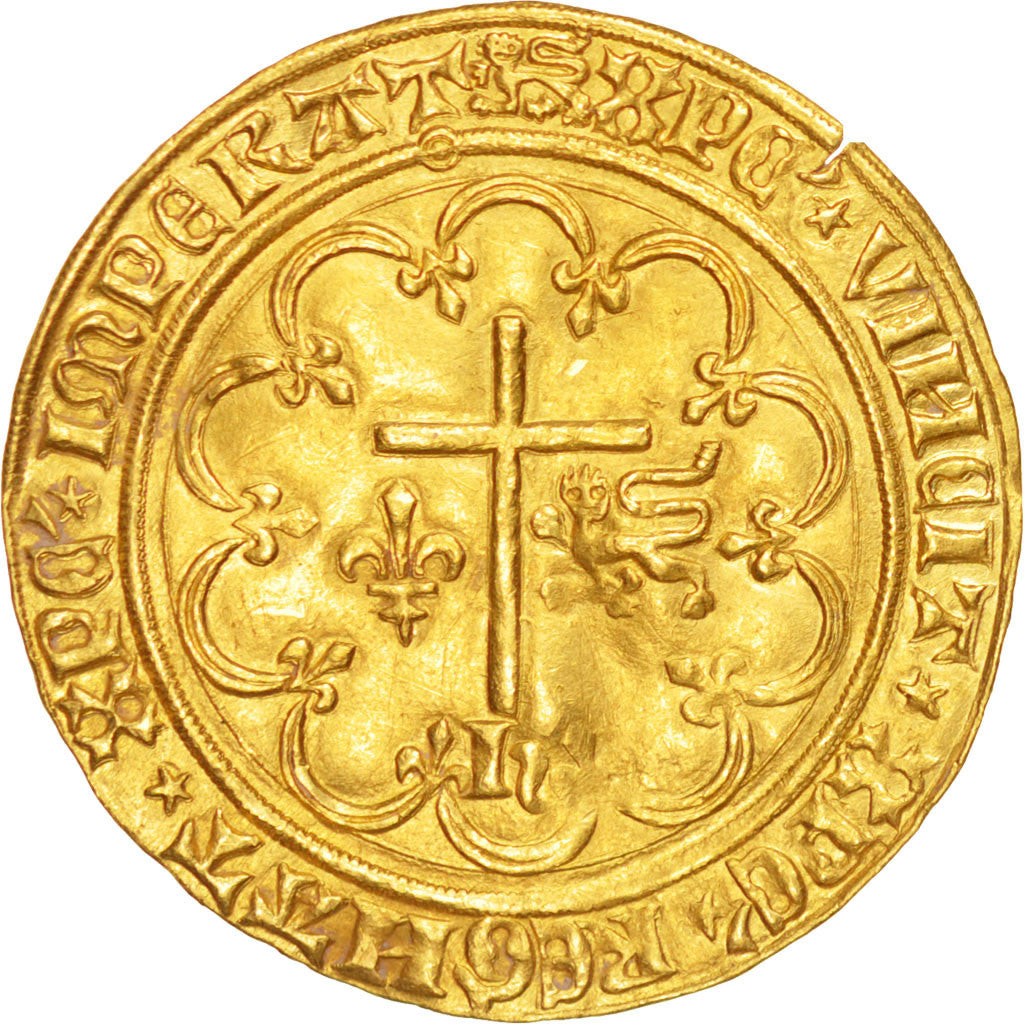 Francia, Salut d'or, Rouen, BB+, Oro, Duplessy:443A