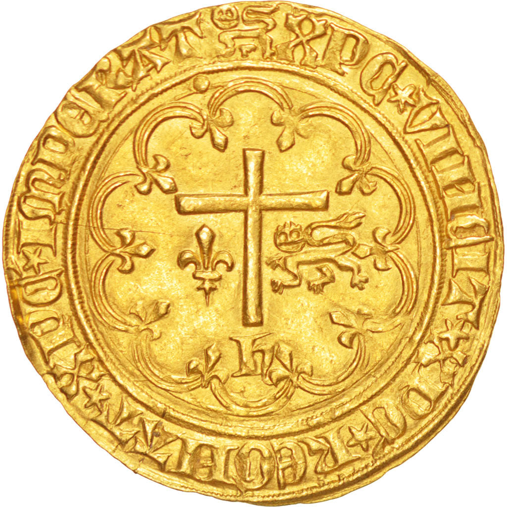 FRANCE, Salut d'or, Rouen, AU(55-58), Gold, Duplessy #443A, 3.49