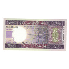 Biljet, Mauritanië, 100 Ouguiya, 2011, 2011-11-28, KM:16, NIEUW